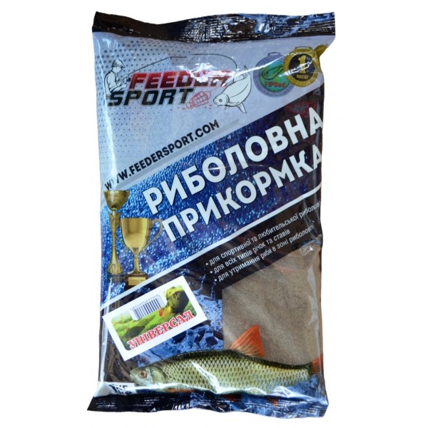 Прикормка для ловли рыбы, Feeder Sport, 1кг, вкус Универсал